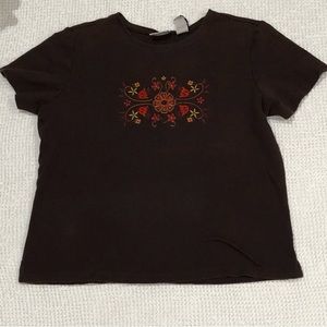 Brown vintage tee